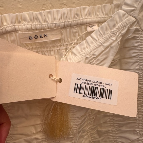 DOEN Katherina Dress NWT in Salt - Picture 5 of 11